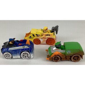 Paw Patrol Rubble Rocky Chase True Metal Die Cast Car Racers Lot Spin Master
